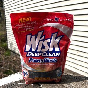 Brand New Wisk Deep Clean Power Blasts Detergent 24 Pods / Loads